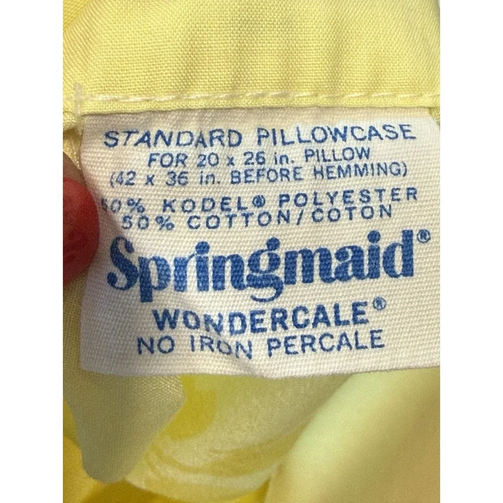 Vintage Springmaid Mariposa Butterfly Pillowcase Set Of 2  Standard Retro 70s